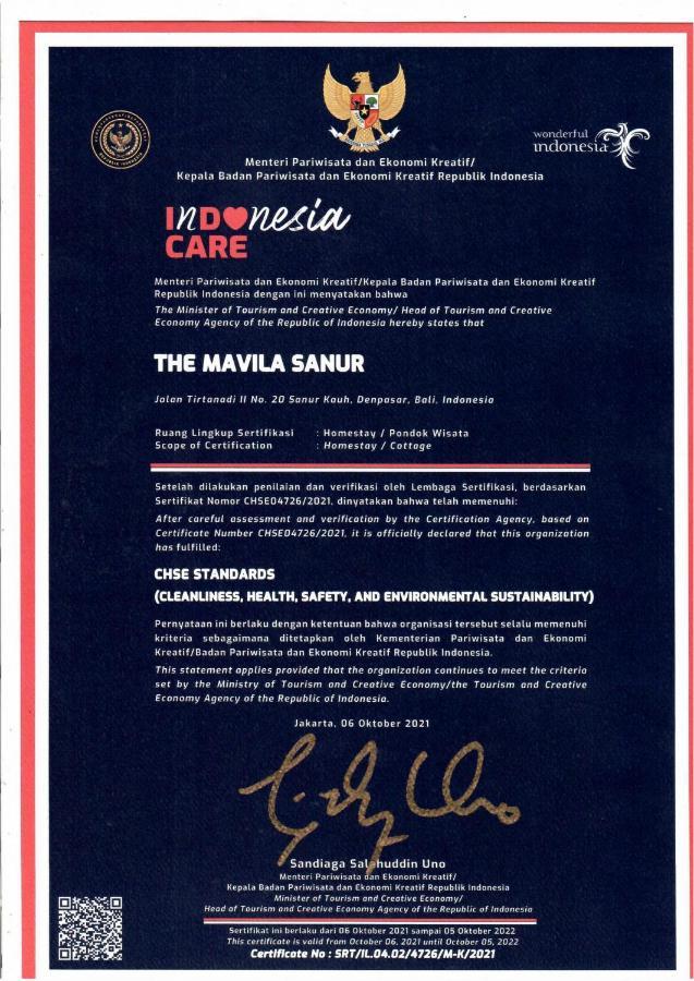 The Mavila Sanur Екстер'єр фото